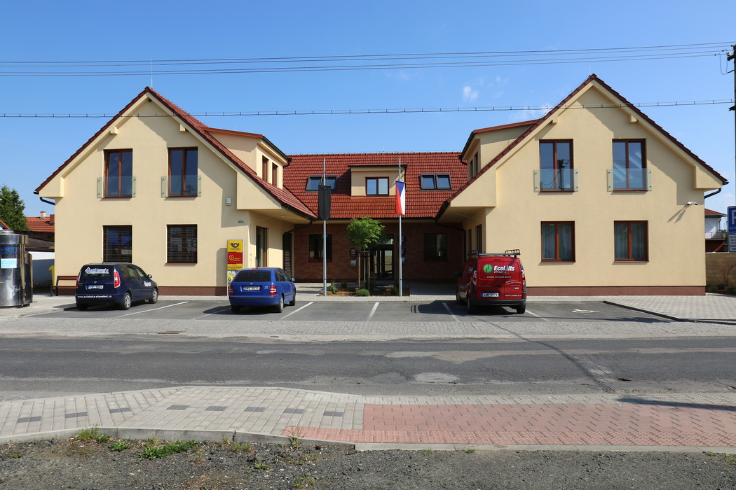 Obecní úřad a mateřská škola v Sokolči - novostavba